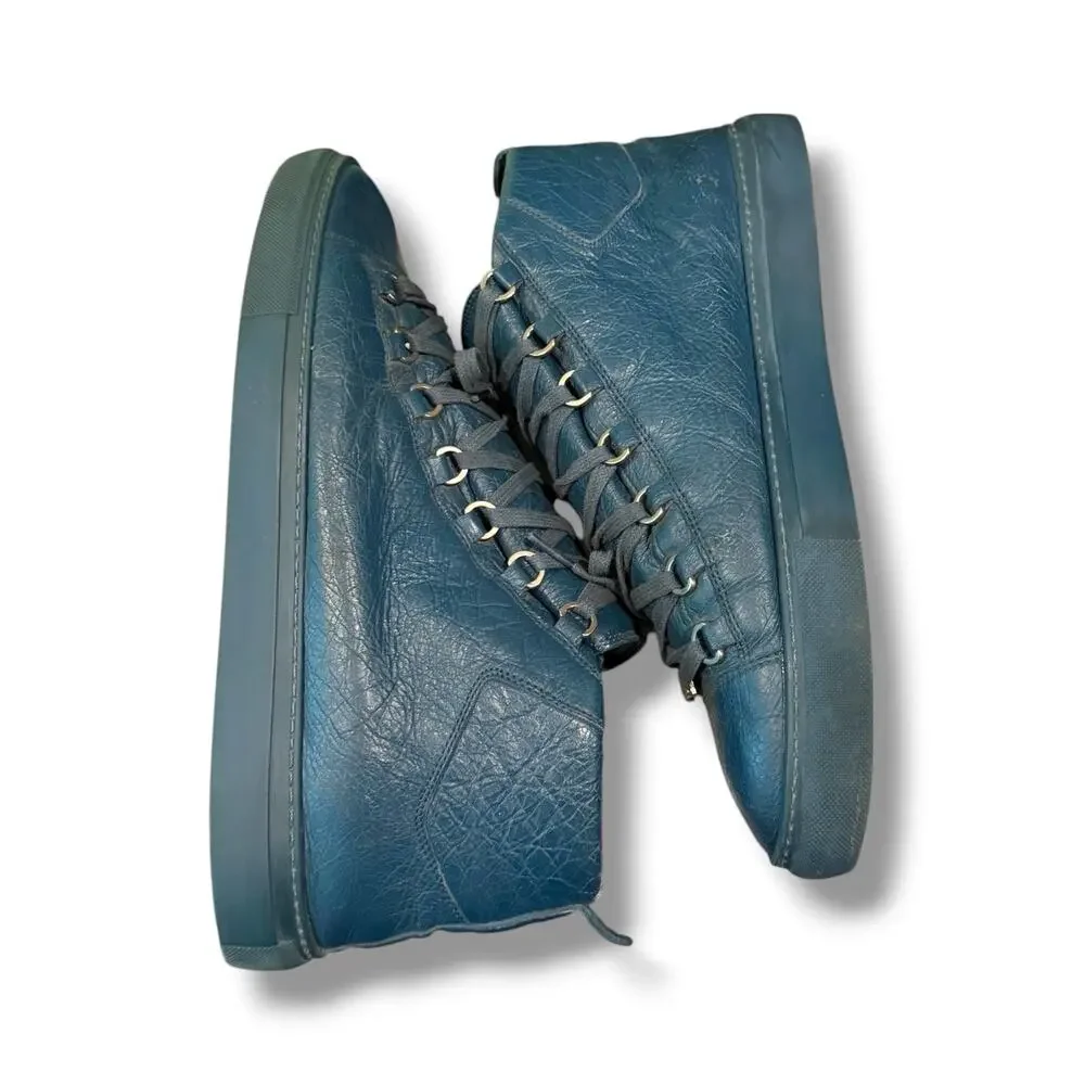 Balenciaga Arena High Ocean Blue Sneakers | Size 45EU(12US) - Balenciaga